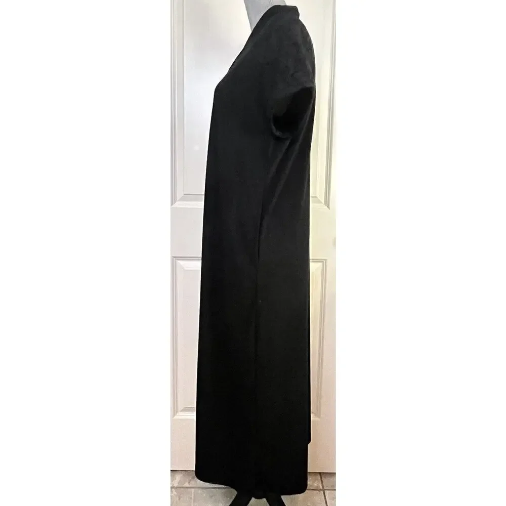 Womens Caftan Robe Long Short Sleeved Embroidered Lace Sleep Gown S Cottagecore